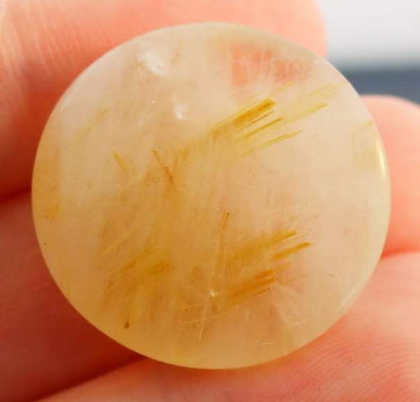 Large 43.07ct Titanium Rutilated Quartz
