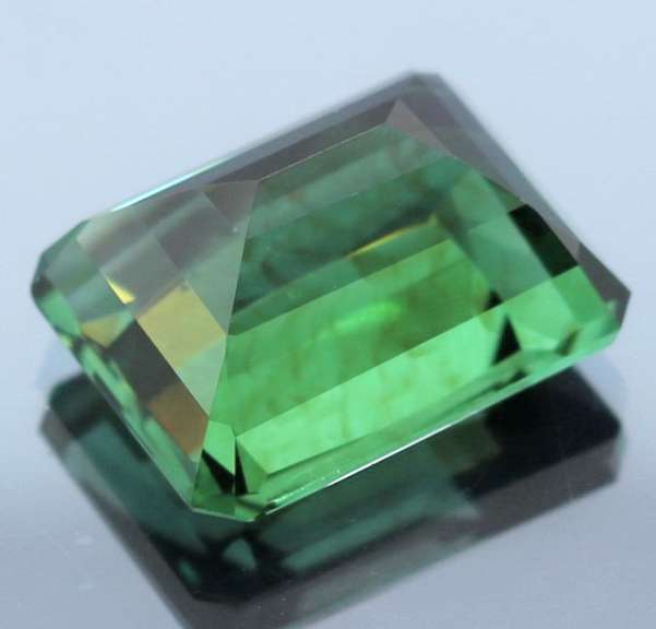 Heavy 31.46ct created green blue Amethyst