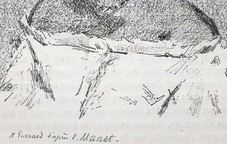 Rare Manet Heliograph 1876