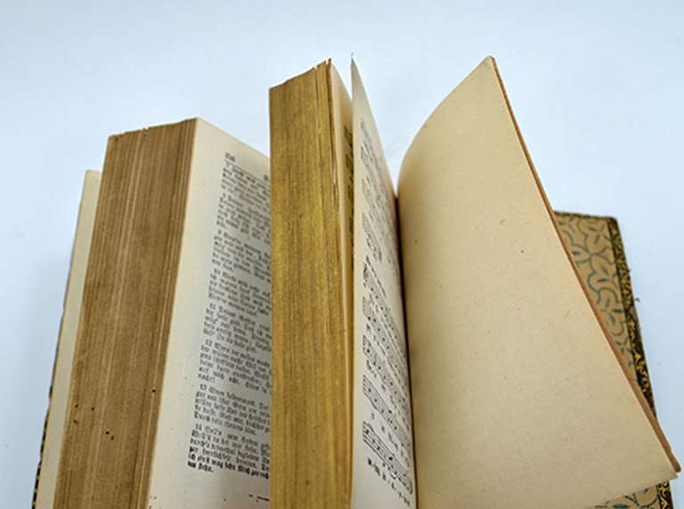 19th Century German New Hymnal Book for the Evangelical Lutheran Church With Songs From 1400 To 1850