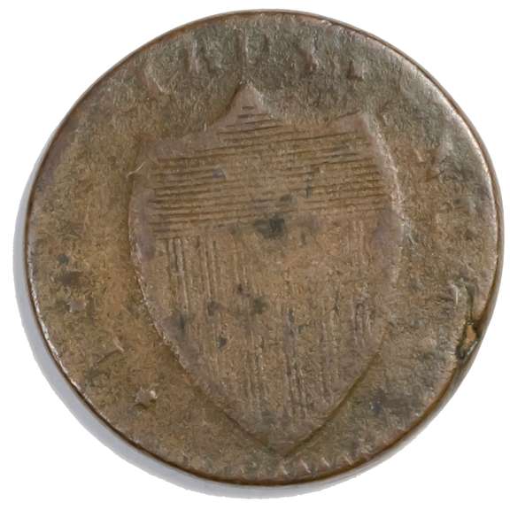 1787 New Jersey Cent M 43-d Rarity 1