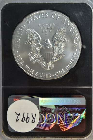 Perfect NGC MS70 graded 2018 $1 Eagle. Early Releases