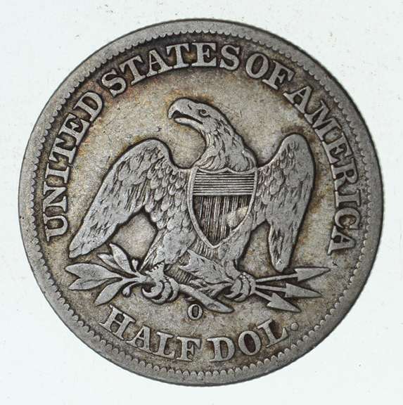 1858-O Seated Liberty Half Dollar - Circulated