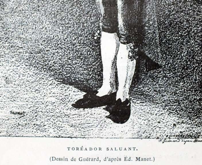 Original Heliograph print edition by Edward Manet 1876.