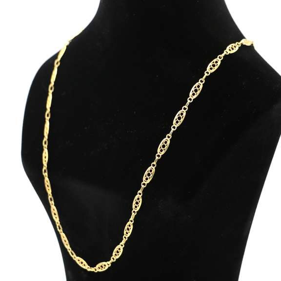 LADIES 18 KT YELLOW GOLD PONRELLI 1952 NECKLACE