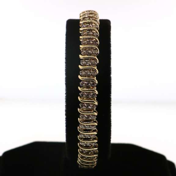 Fantastic 3.00 cttw Diamond Tennis Bracelet in 14kt Yellow Gold