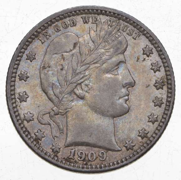 1909-D Barber Quarter