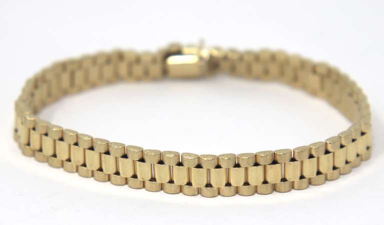 Men's Presidential Yellow Gold Bracelet