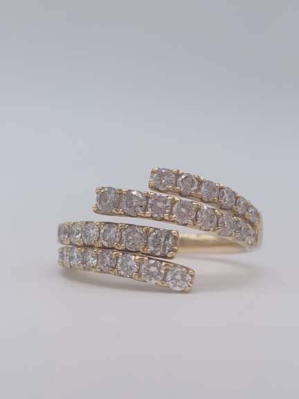 14kt Gold Diamond Cocktail Ring