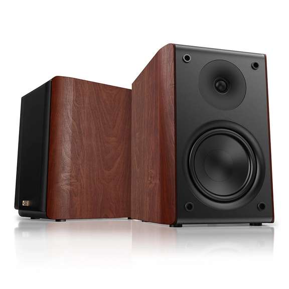 Bookshelf Speaker 80W Wooden Home Theater