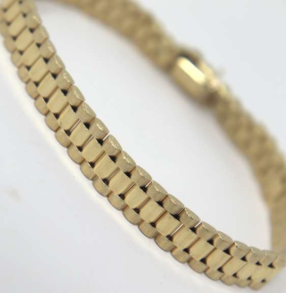 Men's Presidential Yellow Gold Bracelet