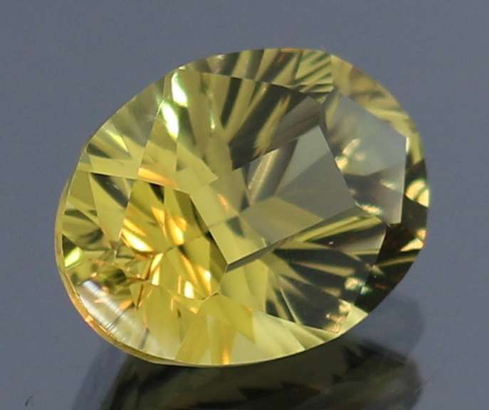 Fashion cut 5.66ct concave cut square table Citrine