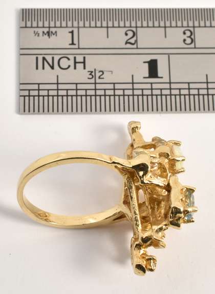 Nugget Ring with Color