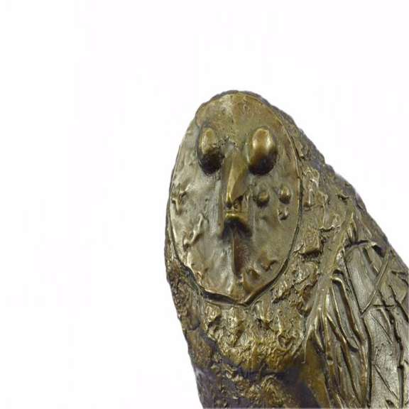 Modern Art Owl Bronze Sculpture