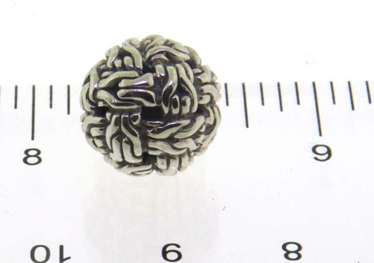 John Hardy Sterling Silver Classic Chain Stud Earrings