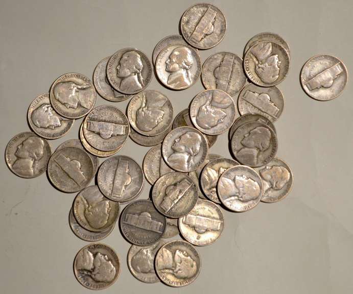 40 Unsearched Silver War Nickels