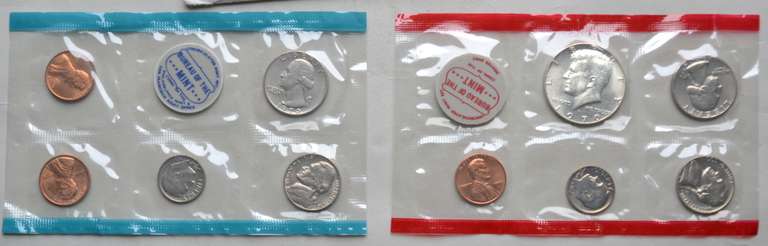 4 1970 US Mint Sets
