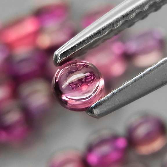 Fancy colored 5.12ct Songean Sapphire cabochon parcel