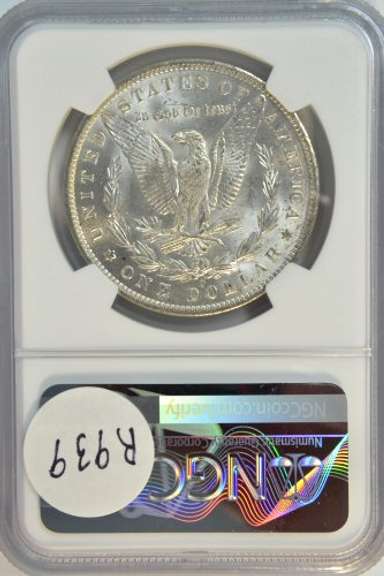 Nearly Gem BU 1885-O Morgan Silver Dollar. NGC MS64