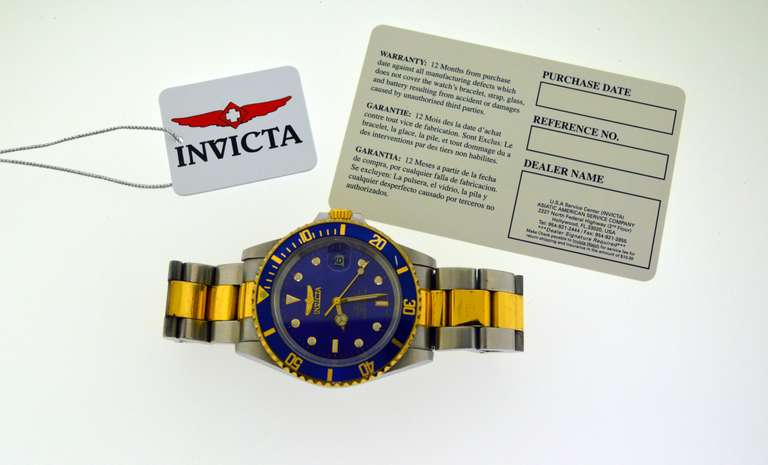 Invicta Blue Dial Watch