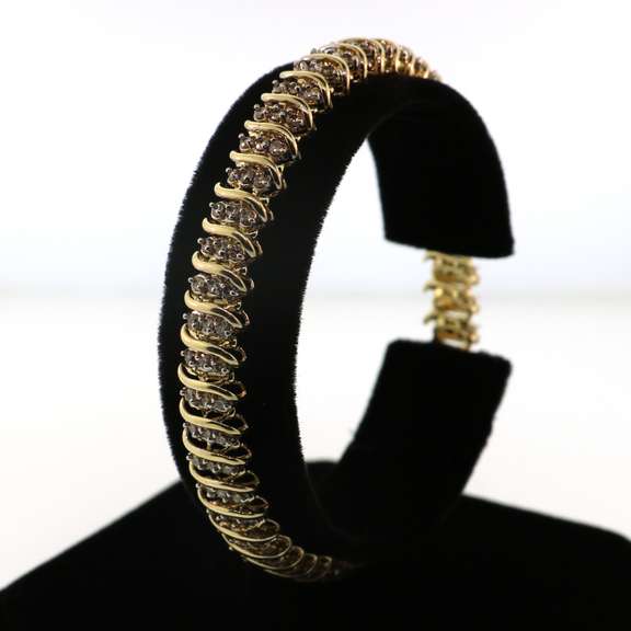 Fantastic 3.00 cttw Diamond Tennis Bracelet in 14kt Yellow Gold