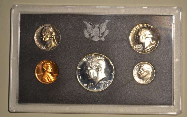 2 Each S Proof Sets 1968-1972 1983 Including Silver Generated Title 2 Each S Proof Sets 1968