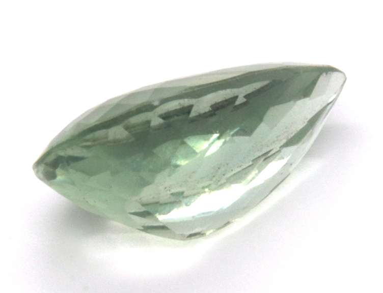Dashing 31.02ct Pear Shaped Green Amethyst Stone