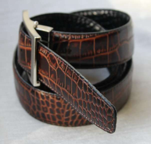 Fine Quality Reversable Leather Belt, Made In Italy