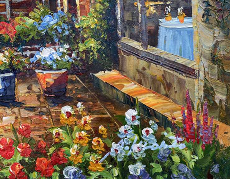 EXCEPTIONALLY BEAUTIFUL PAINTING ON CANVAS