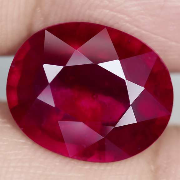 Vivid! 7.07ct top imperial red Ruby