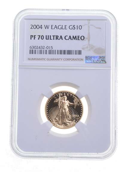 PF70 UCAM 2004-W $10 American Gold Eagle - Graded NGC