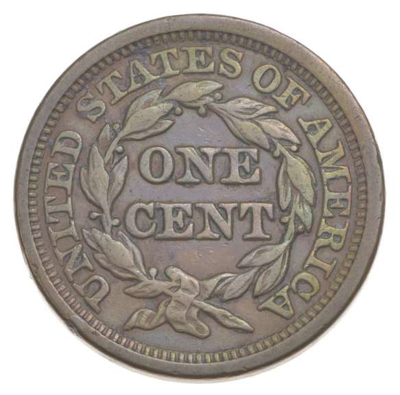 1846/1846 Braided Hair Large Cent - N.4