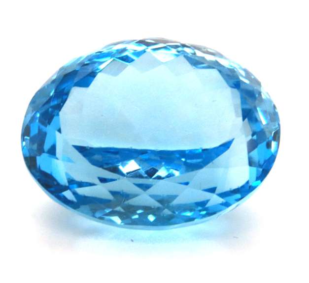 Fabulous 43.29ct Oval Shaped Blue Topaz Gemstone