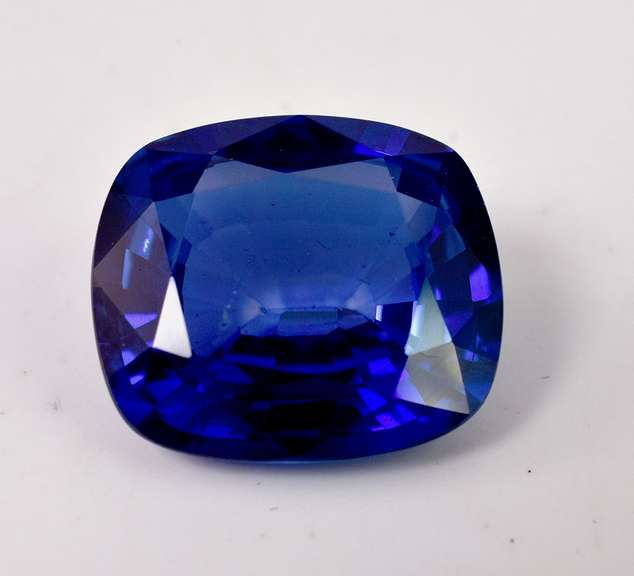 Inspiring Intense 11.91CTS Cushion Cut Blue Sapphire