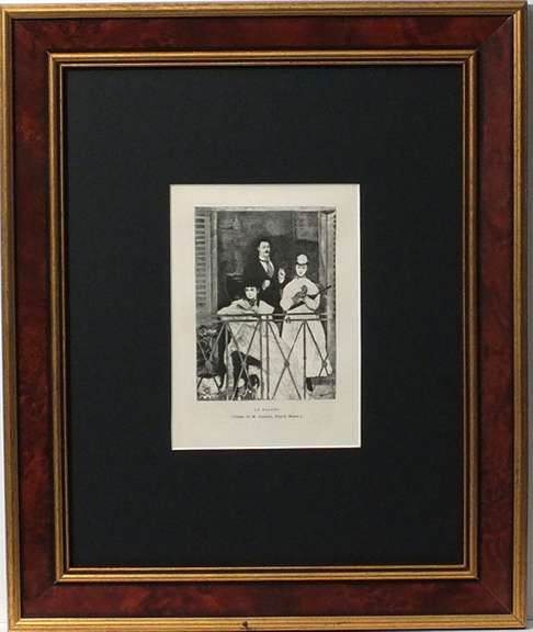 Fine Art Rare Edouard Manet Heliograph from original 1867 edition Collection