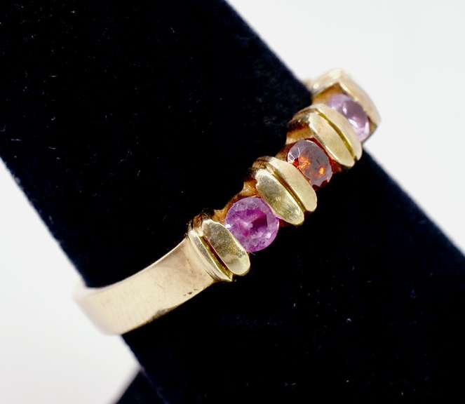 Dazzling Multi-Gemstone Ring in Yellow Gold