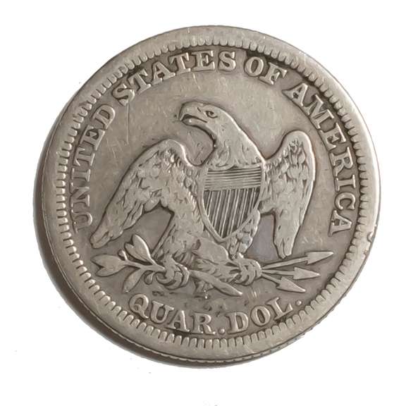 1854 Arrows Type Seated Quarter