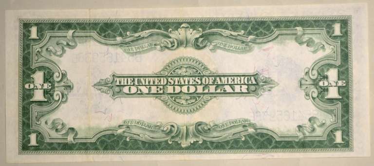 1923 $ 1 Woods White Silver Certificate