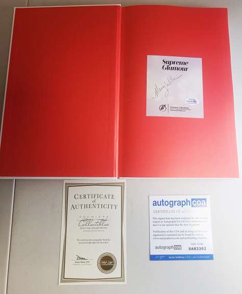 Mary Wilson Supreme Glamour Autographed Signed Book ACOA