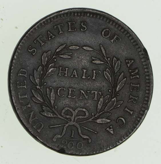 1800 Draped Bust Half Cent - Circulated