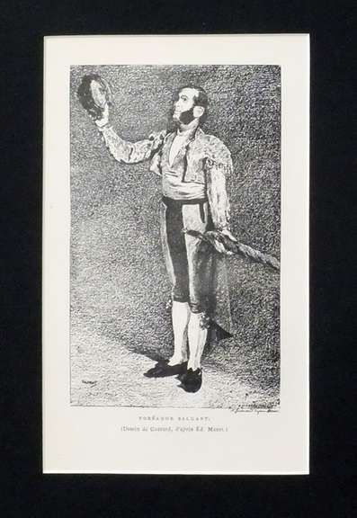 Original Heliograph print edition by Edward Manet 1876.