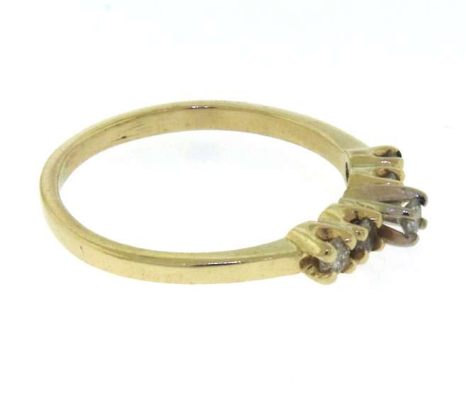 Dazzling Yellow Gold Diamond Band
