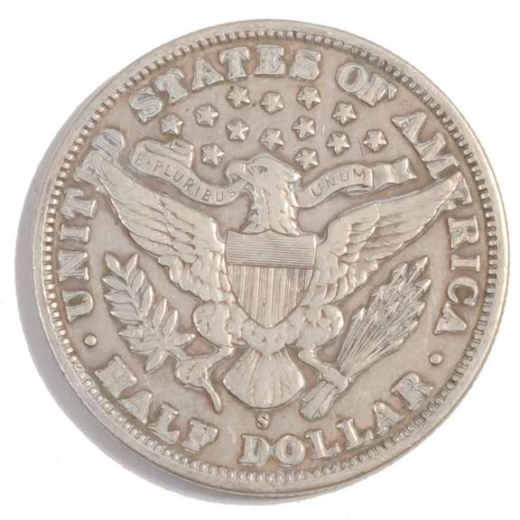 1895 S Barber Half Dollar