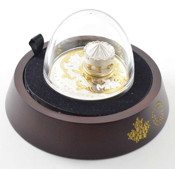 3D 2018 Canada $50 Antique Carousel Real Silver 6 Oz Carosel Box/COA