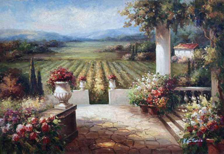 EXCEPTIONALLY  BEAUTIFUL OIL PAINTING ON CANVAS