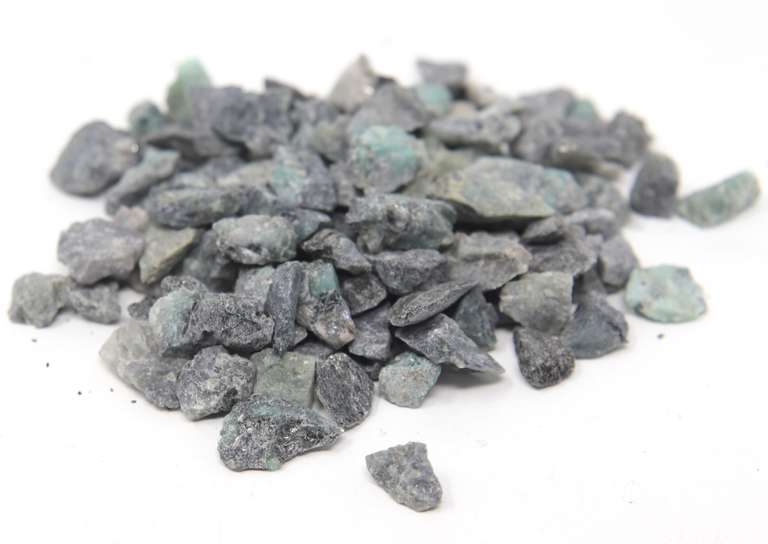 Bag of Emerald Gemstones