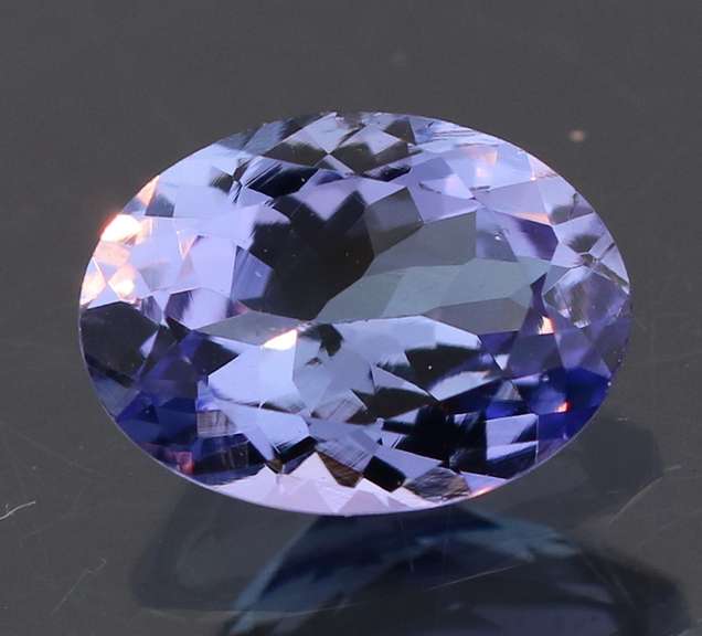 Vivid 0.93ct violet blue Tanzanite