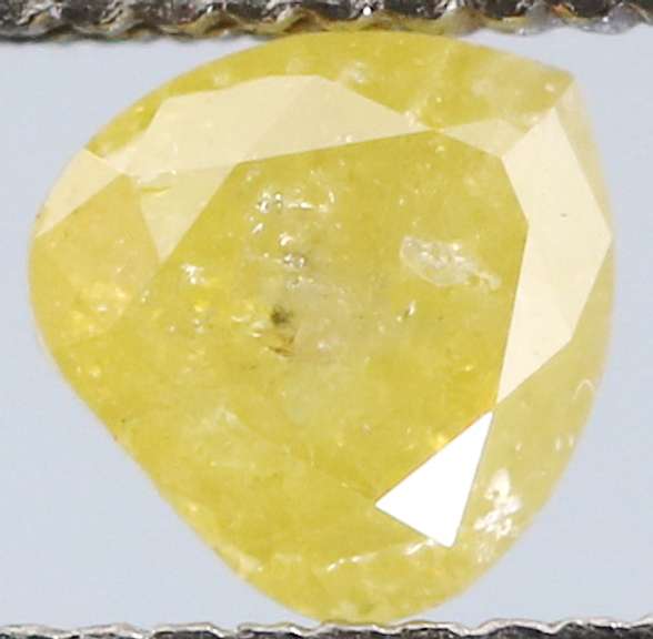 Bright .25ct lemon drop yellow unheated Diamond