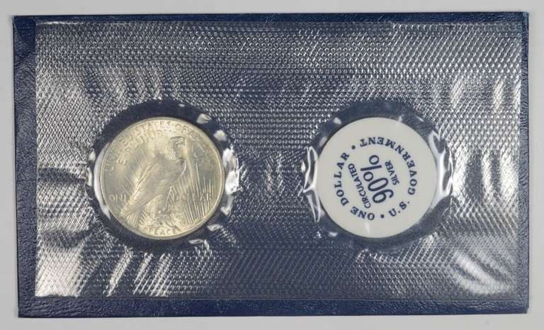 1923 Peace Silver Dollar - GSA Soft Pack