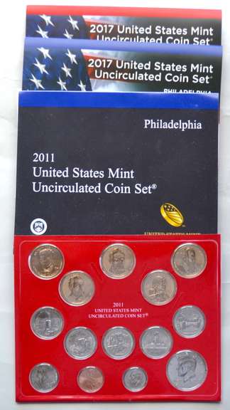 2011 & 2017 US Mint Sets